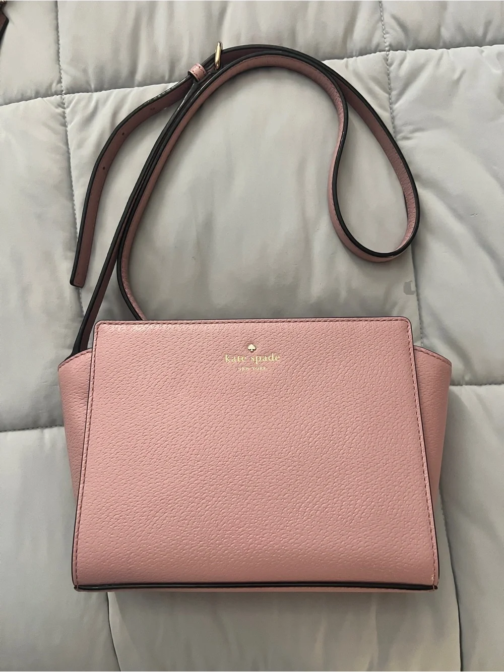 kate spade Blush Pink Pebbled Leather Crossbody
